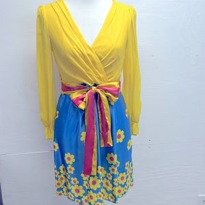 Betsey Johnson silk dress size 6